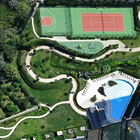 Semesterbostad Lovely Modern 1bd Views W Poolgym! #222 *